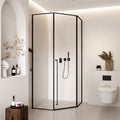 Custom Diamond-Shaped Shower Enclosure