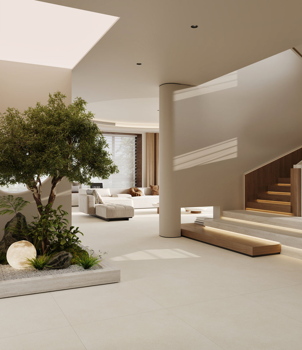 Tile French Limestone - Beige 750x1500x10mm