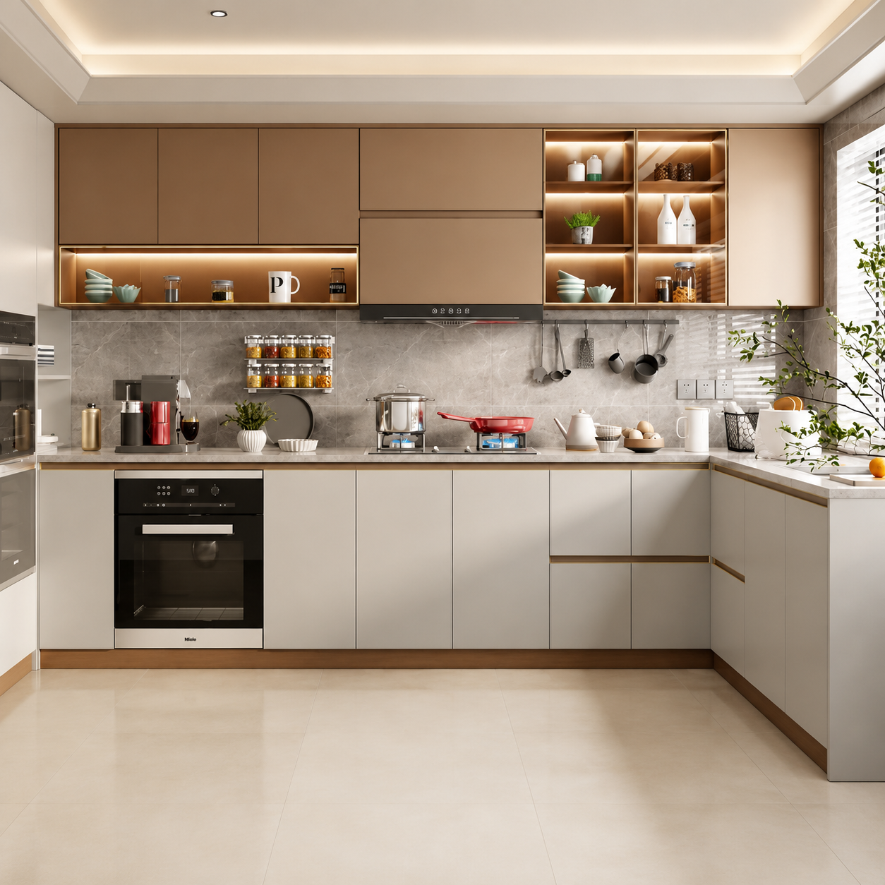 全铝合金 U 型橱柜 — Aluminum U-Shape Cabinet