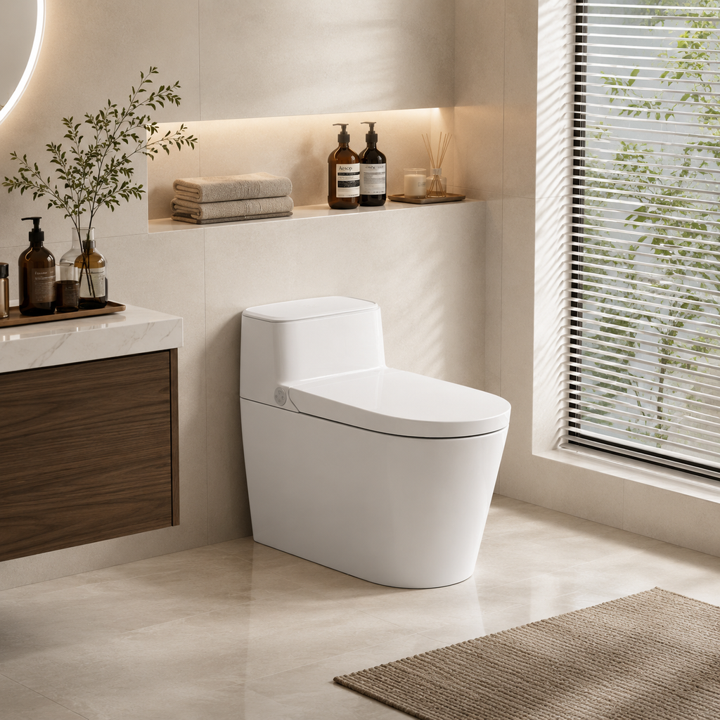 Household Smart Toilet — Non-Electric Wash