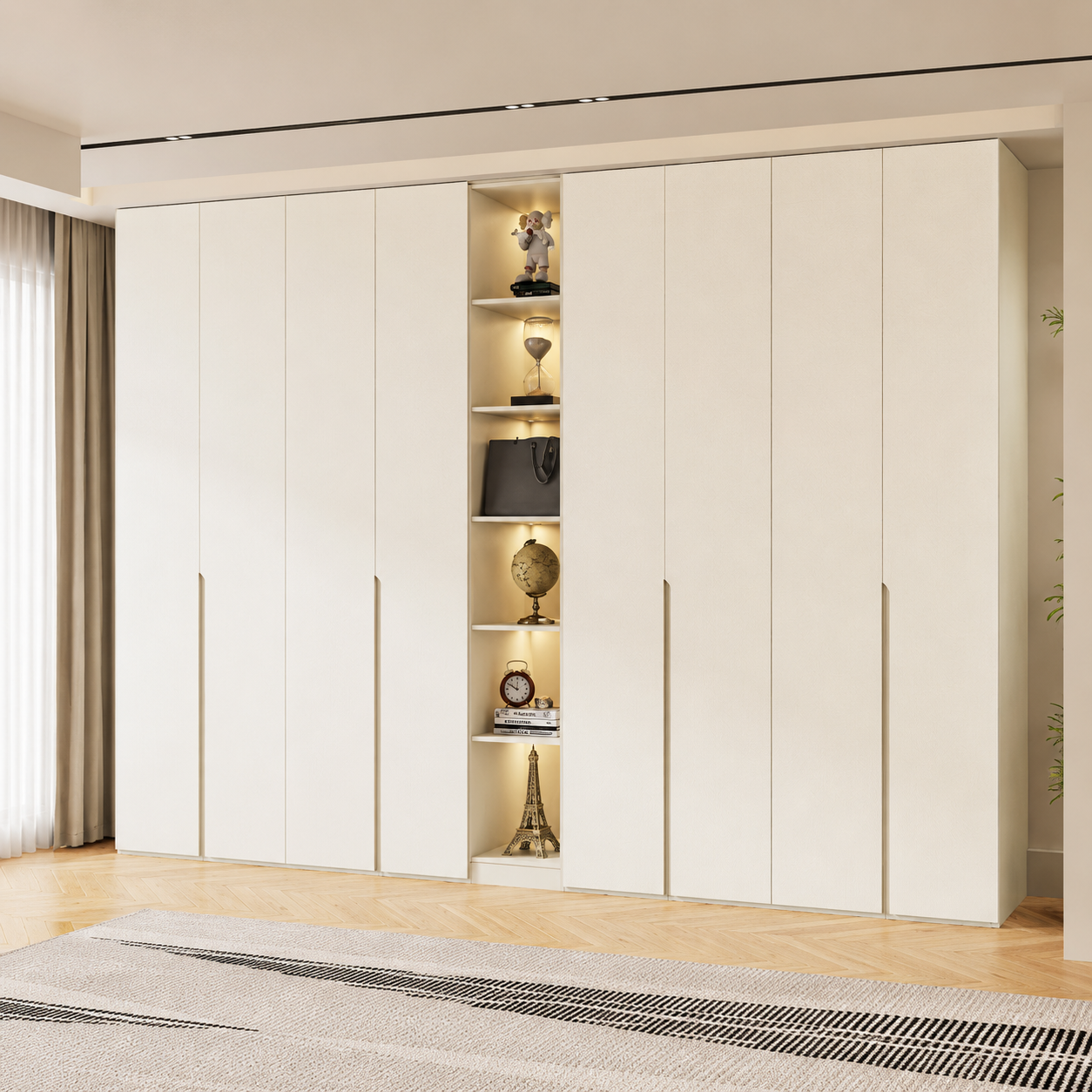 Full Aluminum Custom Wardrobe — Lacquer Series
