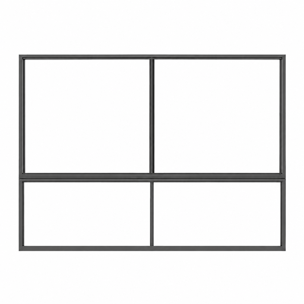 Modern Aluminum Sliding Glass Window ，Slim Frame Custom Window