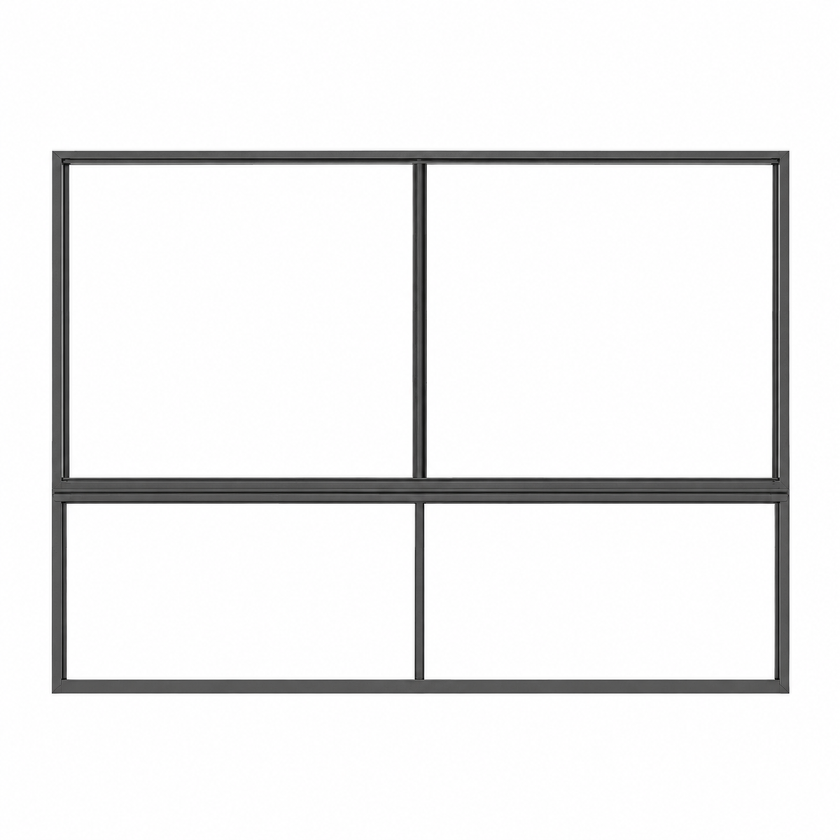 Modern Aluminum Sliding Glass Window ，Slim Frame Custom Window