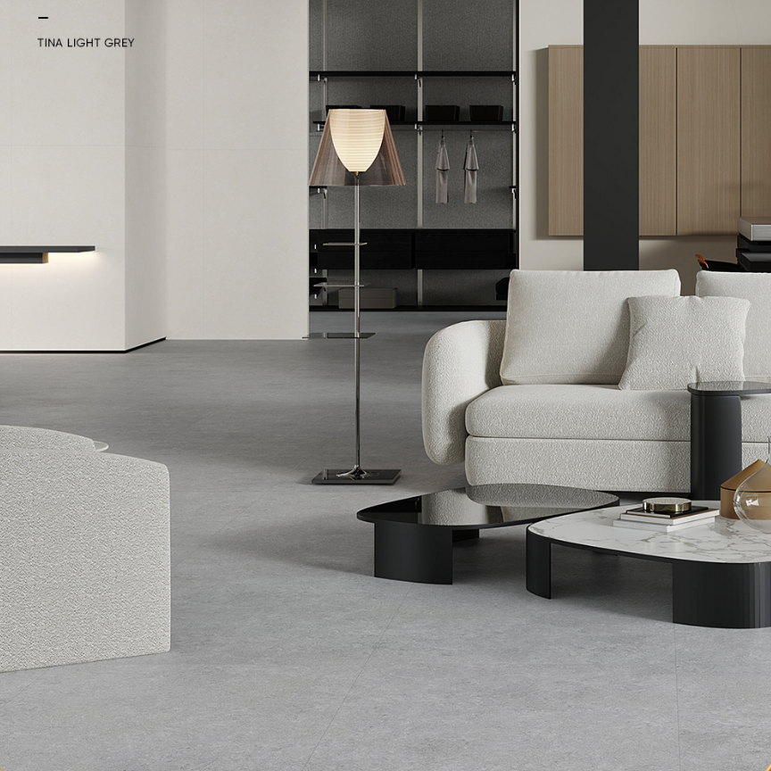 Tile Tina Light Gray 750x1500x10mm