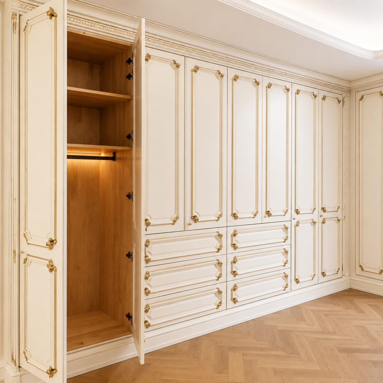European Style Custom Wardrobe—Tailored,Storage