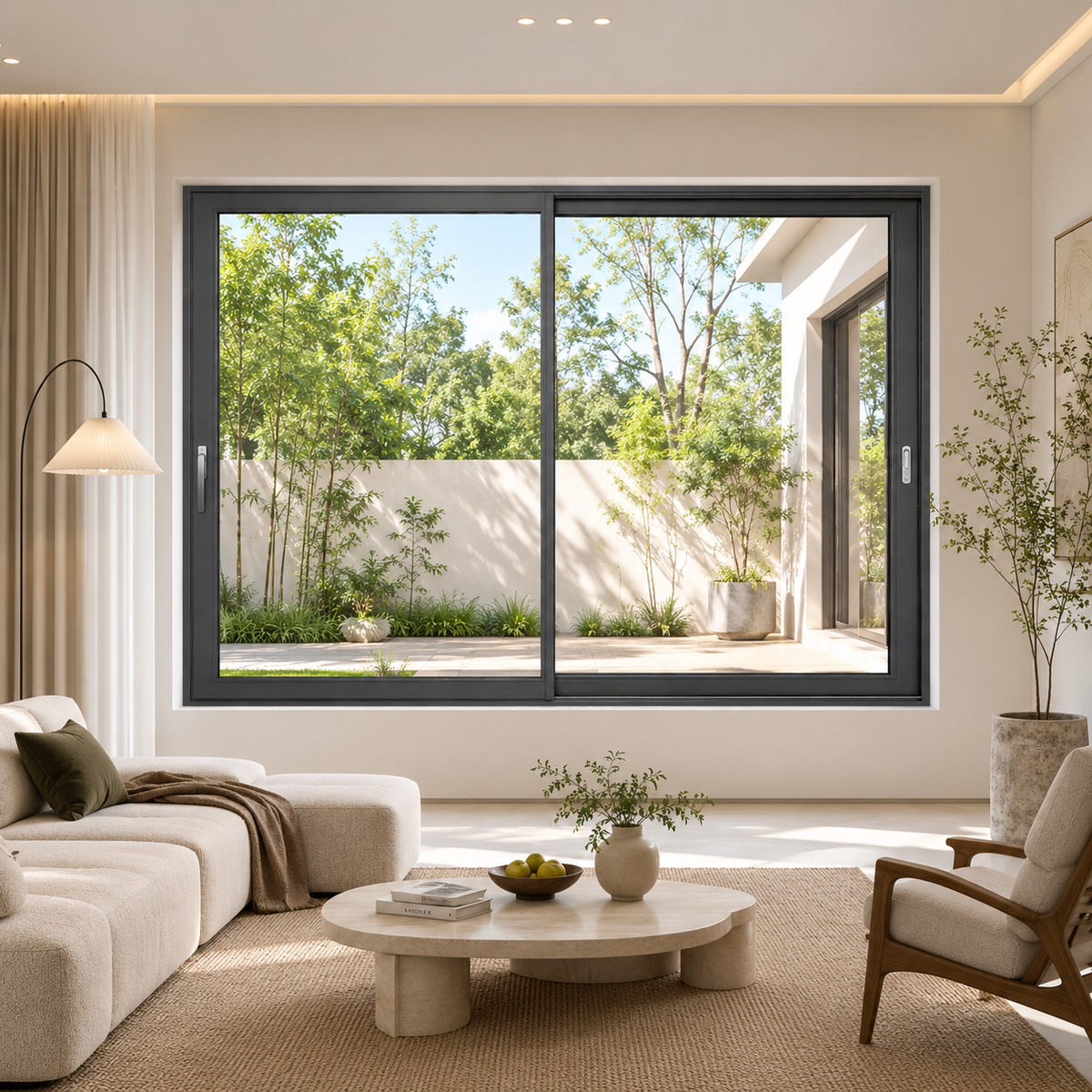 Custom Size Aluminum Sliding Glass Window – Modern Residential Design