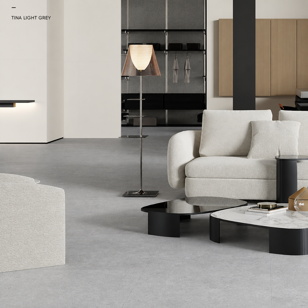 Tile Tina Light Gray 600x1200x10mm