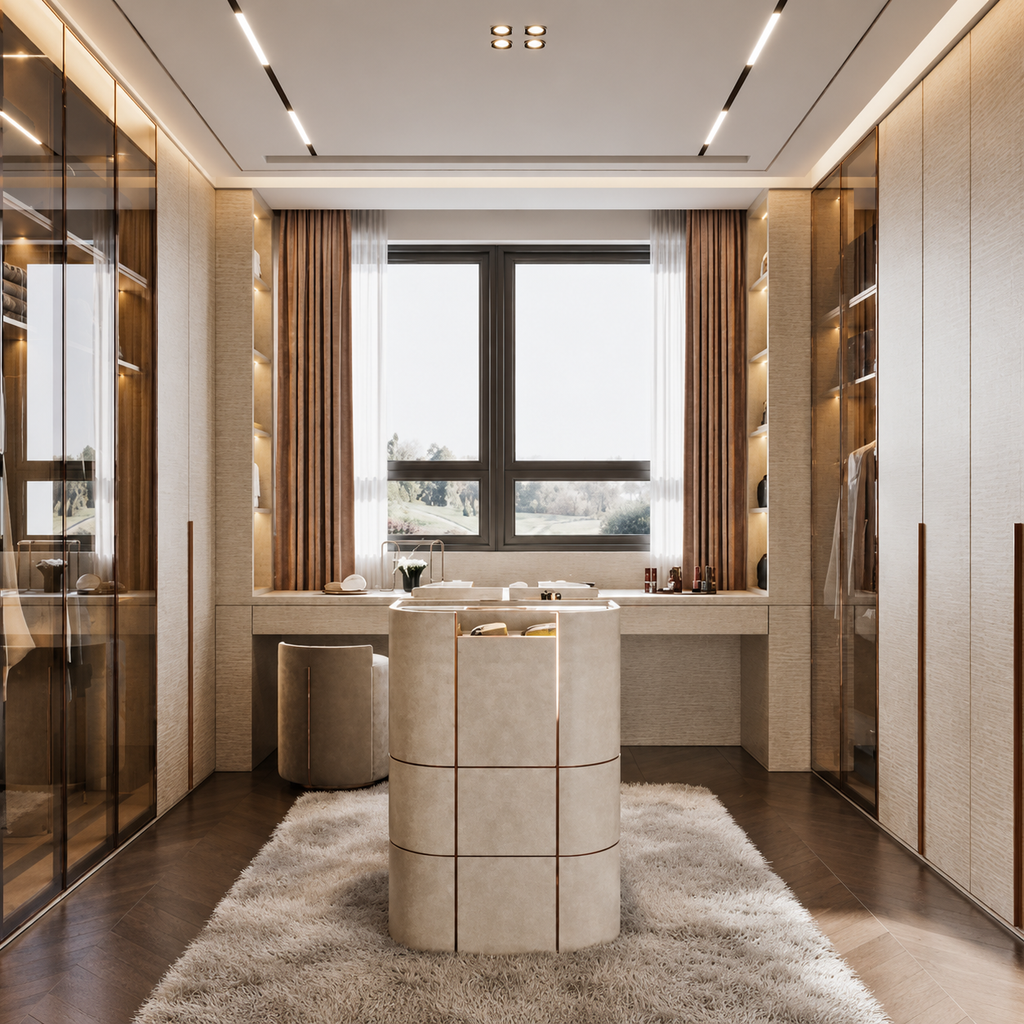 Custom Walk-In Wardrobe