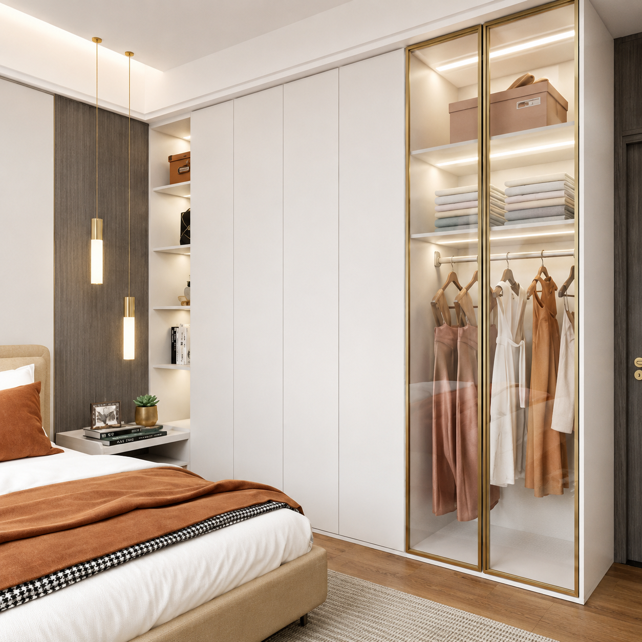 Full Aluminum Custom Wardrobe — Lacquer Series