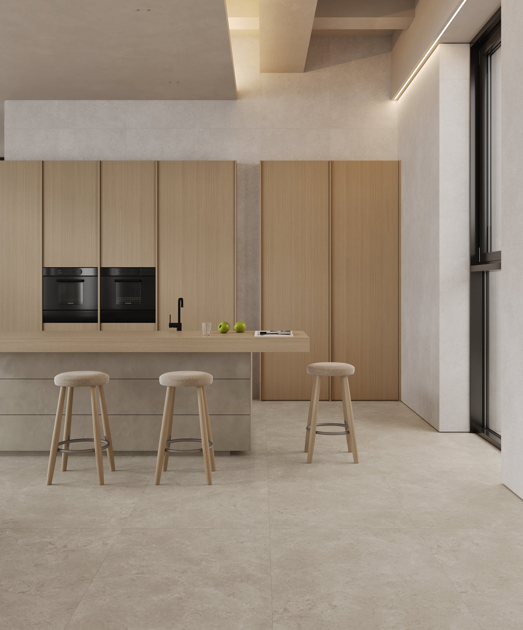 Tile Indian Brown Gray 750x1500x10mm