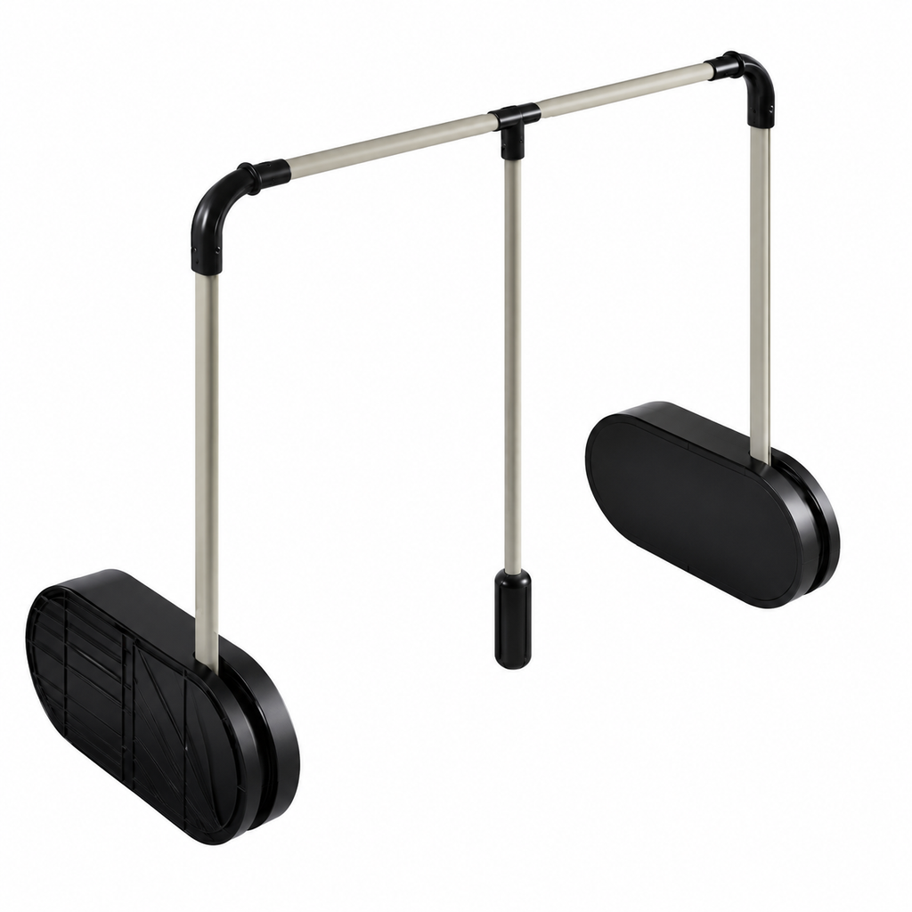 Damped Pull-Down Clothing Rack for Wardrobe & Walk-In Closet