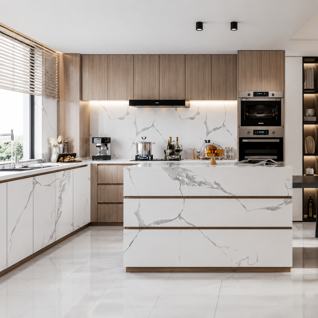 全铝合金岛台橱柜 — Aluminum Island Kitchen