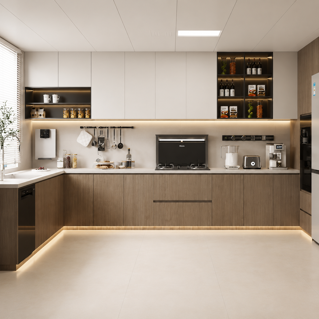 全铝合金 U 型橱柜 — Aluminum U-Shape Cabinet