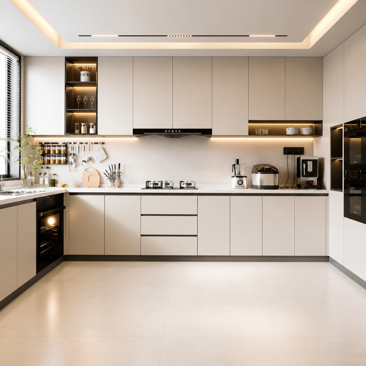 全铝合金 U 型橱柜 — Aluminum U-Shape Cabinet