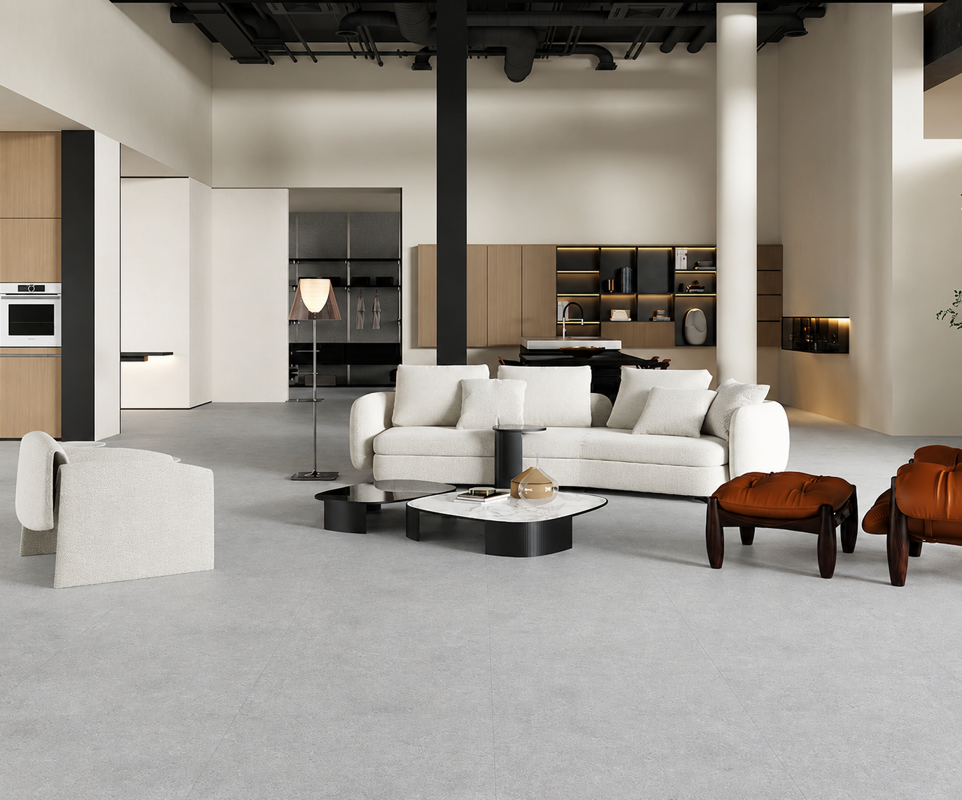 Tile Tina Light Gray 600x1200x10mm