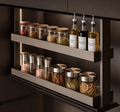 Double-Layer Overhead Cabinet Pull-Out Basket for Seasonings