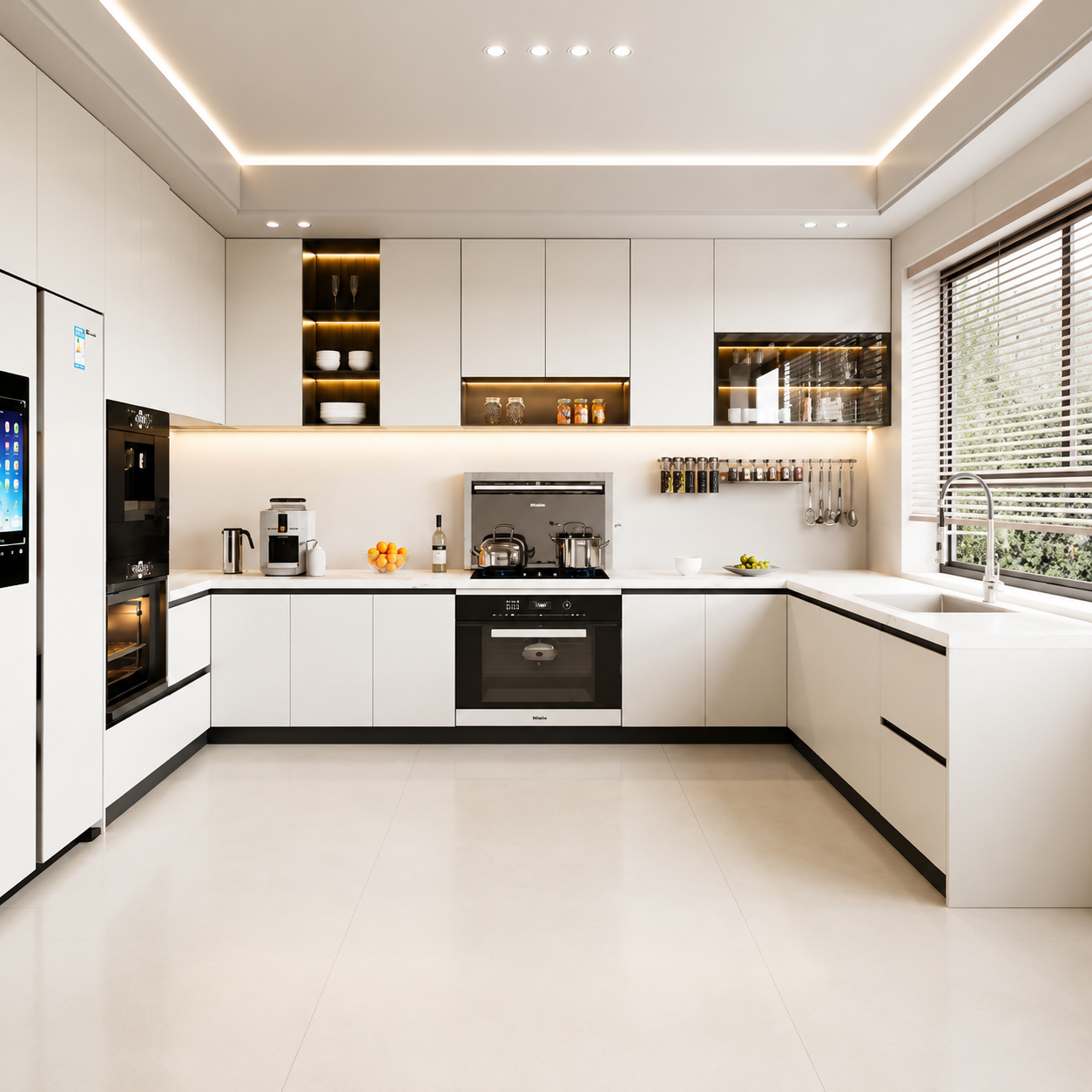 全铝合金 U 型橱柜 — Aluminum U-Shape Cabinet