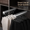 Top-Mounted Pull-Out Trouser Rack for Wardrobe