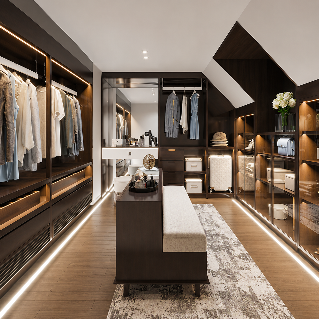 Custom Walk-In Wardrobe