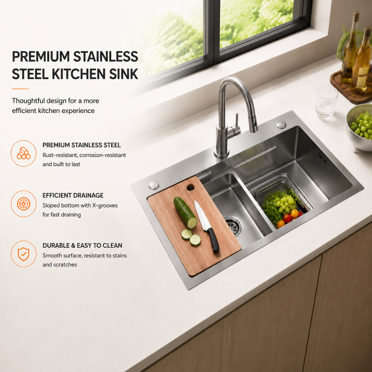Stainless Steel Kitchen Sink