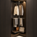 Multi-Functional Swivel Corner Clothes Rack