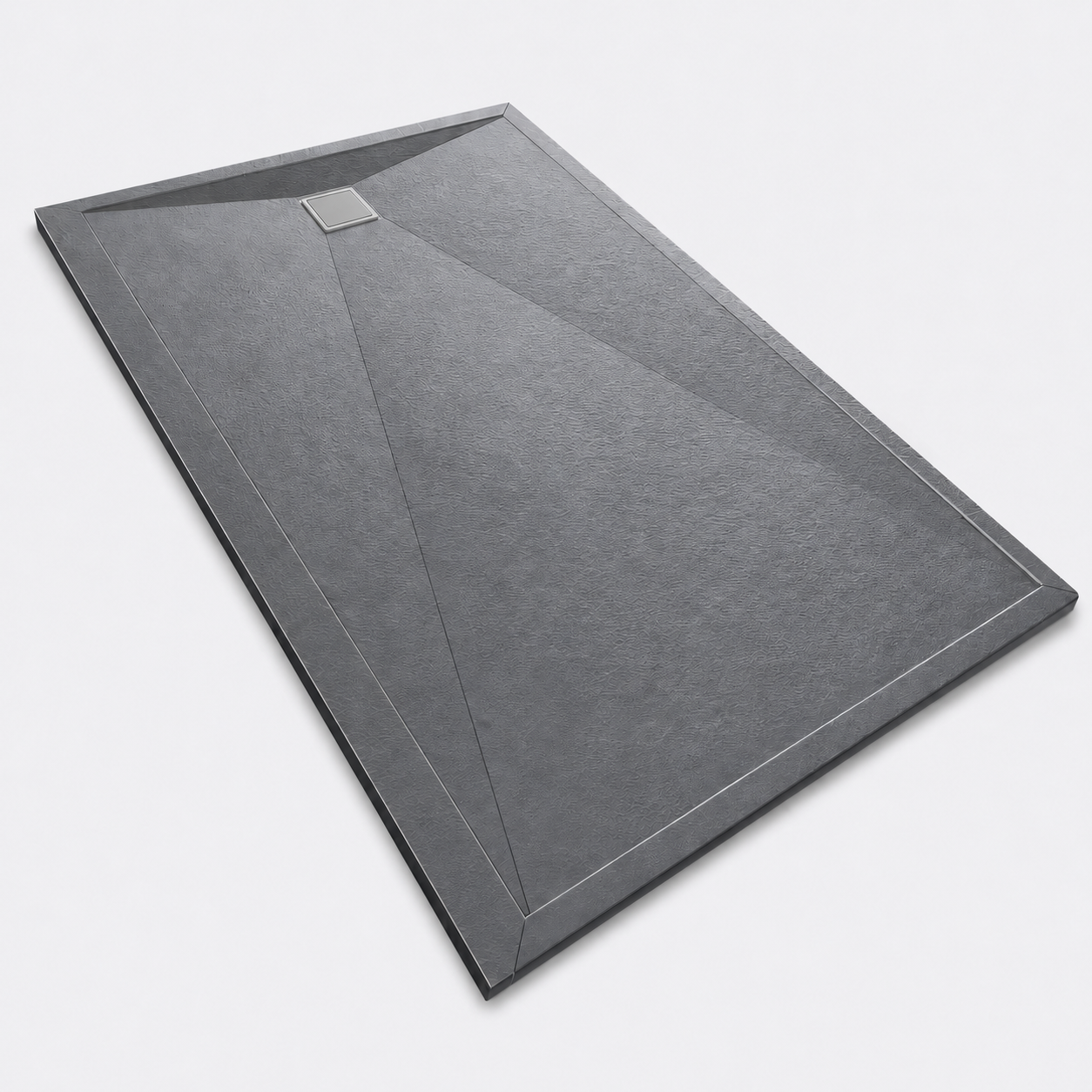 Sintered Stone One-Piece Shower Tray — Anti-Slip & Waterproof