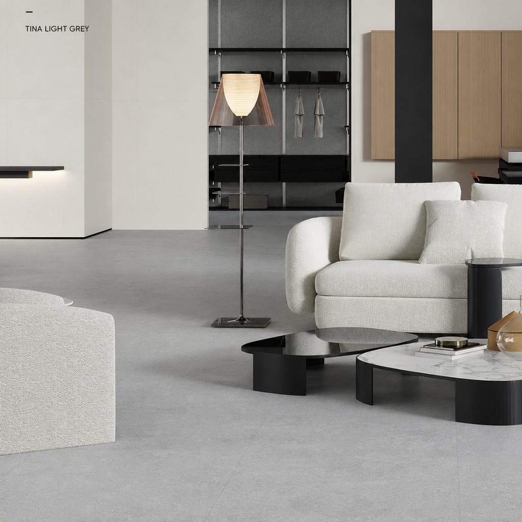 Tile Tina Light Gray 750x1500x10mm