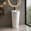 One-Piece Ceramic Floor-Standing Pedestal Wash Basin