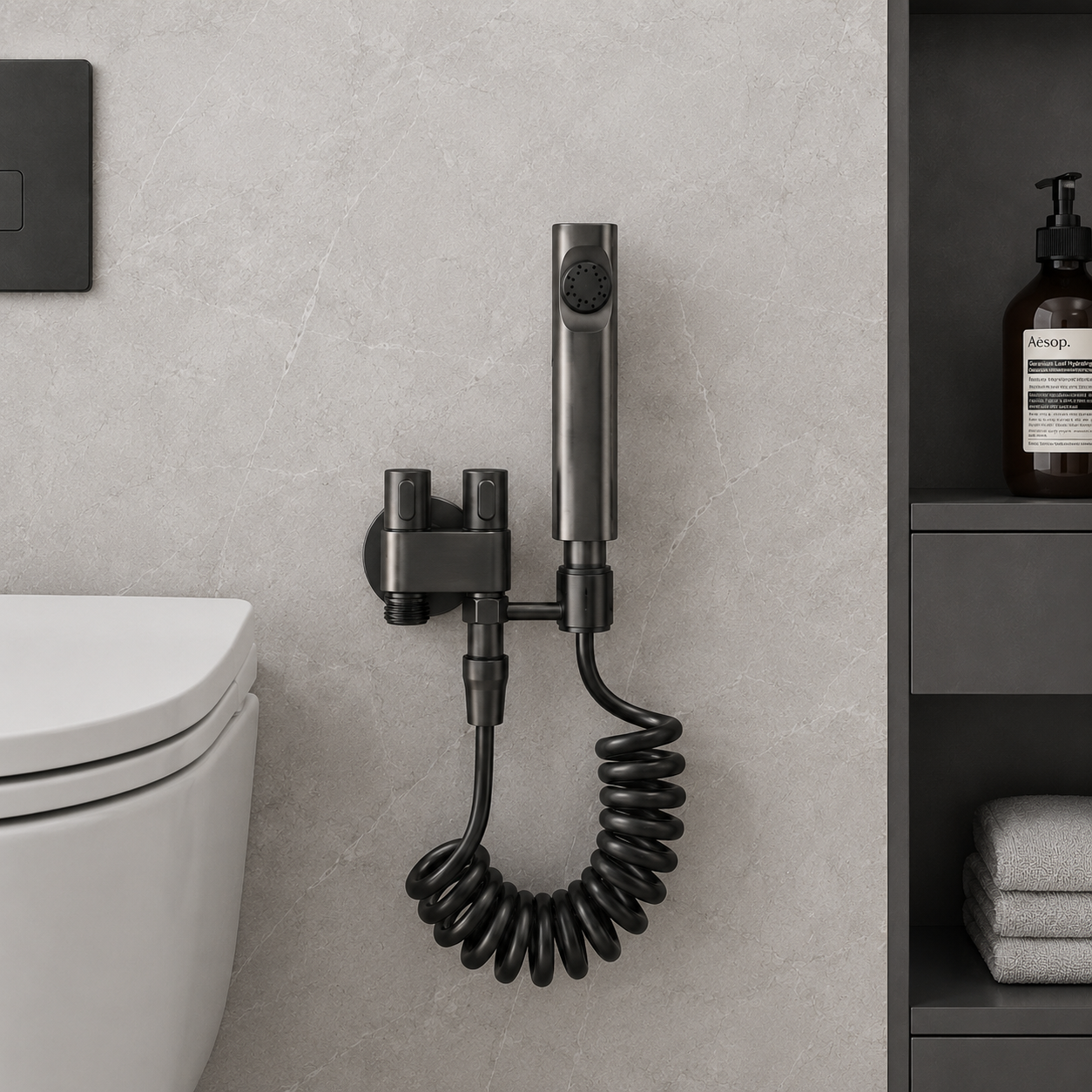 Pressurized Bathroom Bidet Sprayer Kit