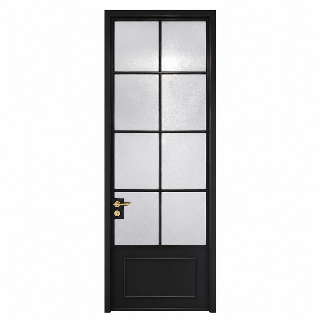 Aluminum Alloy Hinged Door for Bedroom & Bathroom