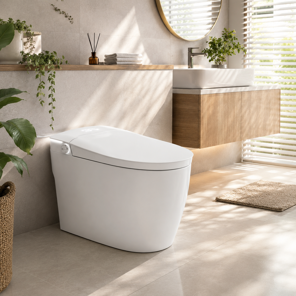 Household Standard Smart Toilet with Wash & Dry