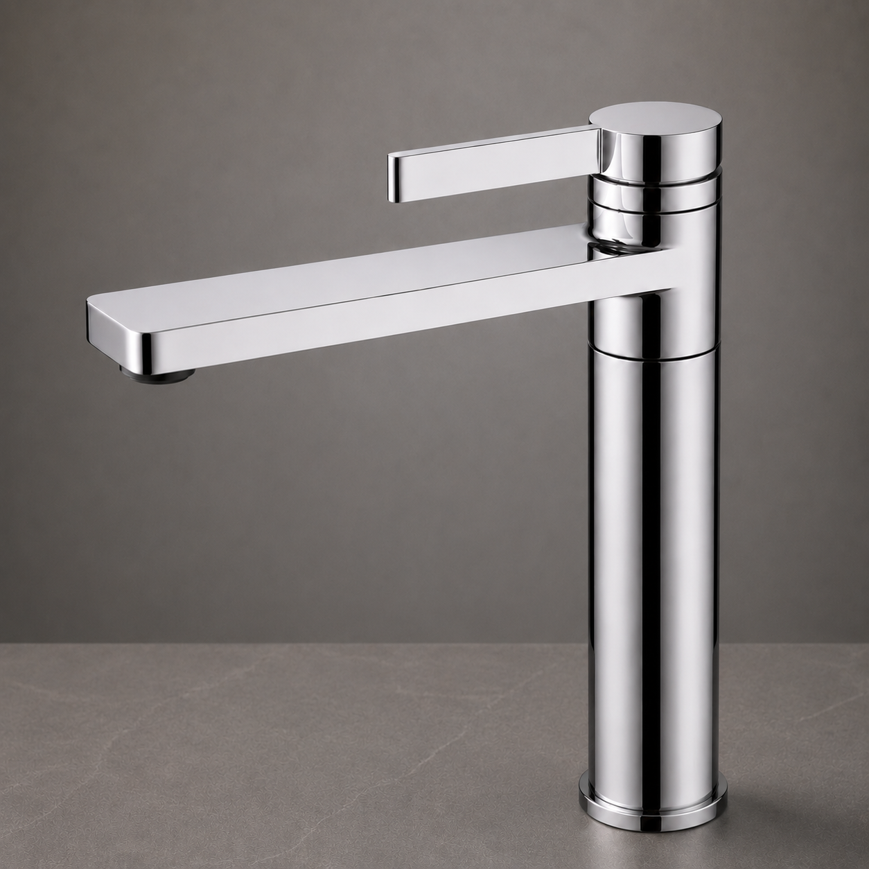 Minimalist Single Hole Hot & Cold Vessel Basin