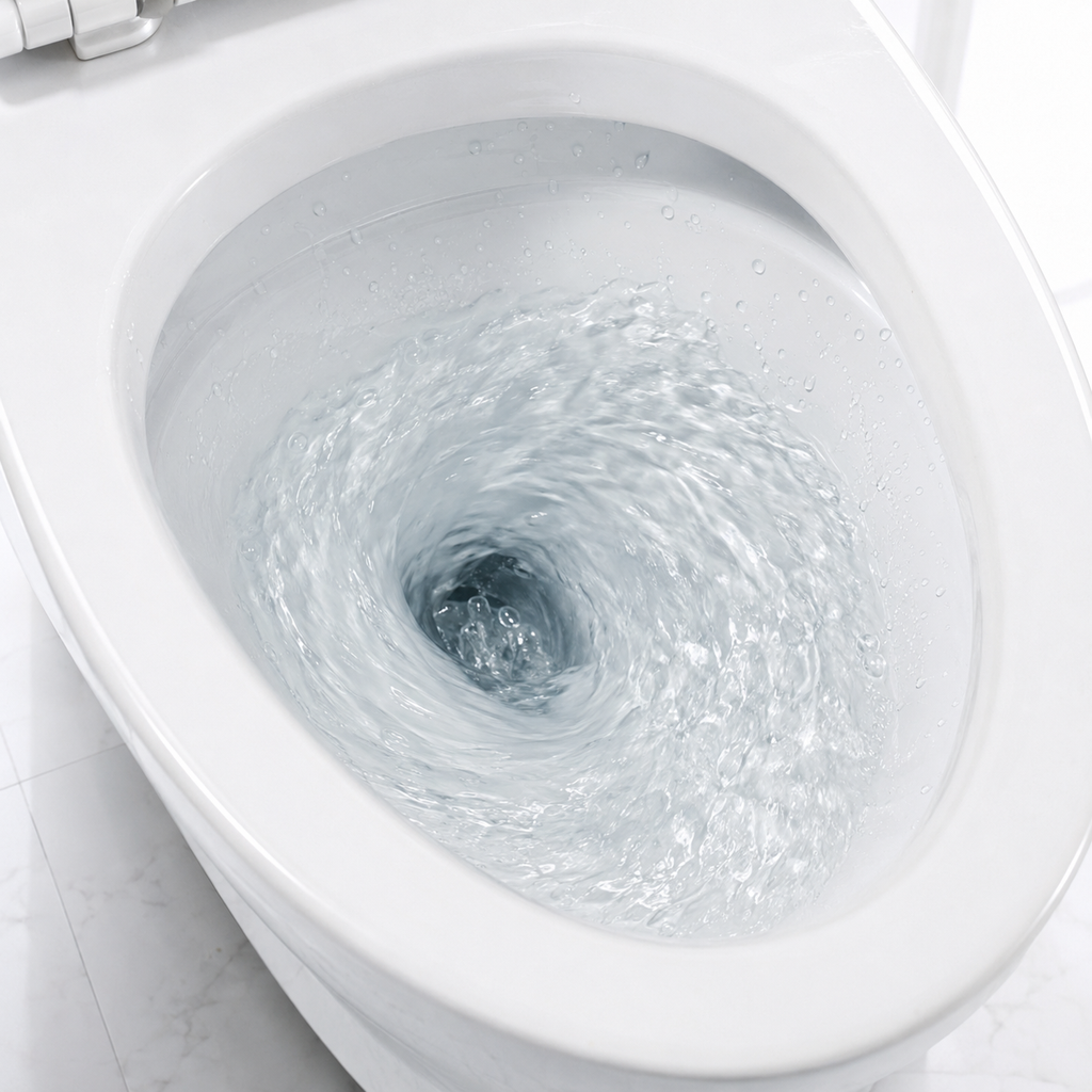 Household Siphonic Toilet, Anti-Odor & Splash-Proof Bathroom WC