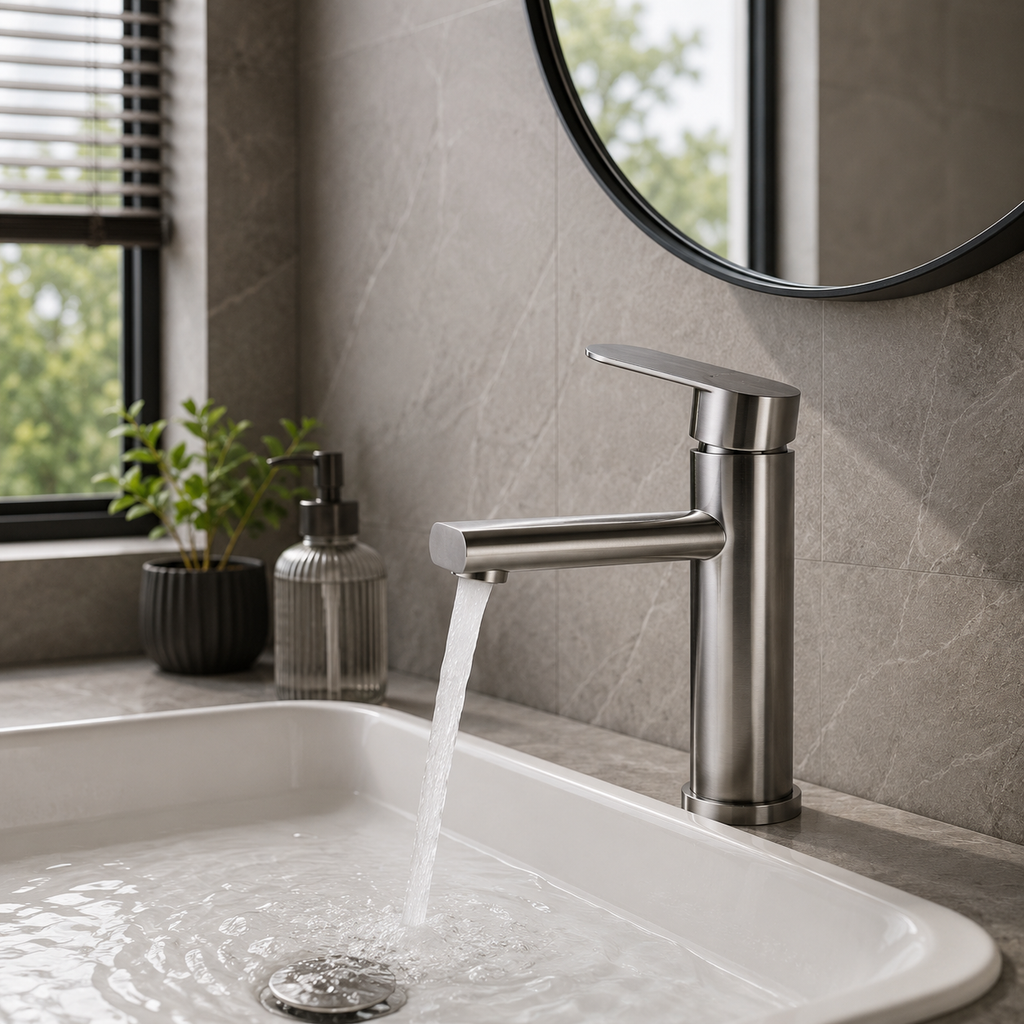 Single Hole Hot & Cold Basin Faucet