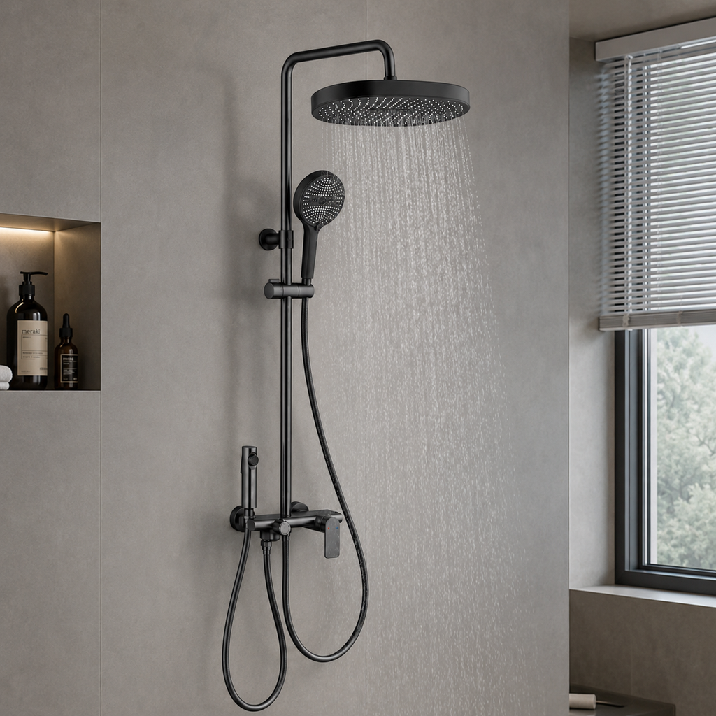 Household Bathroom Pressure-Boosting Shower Set