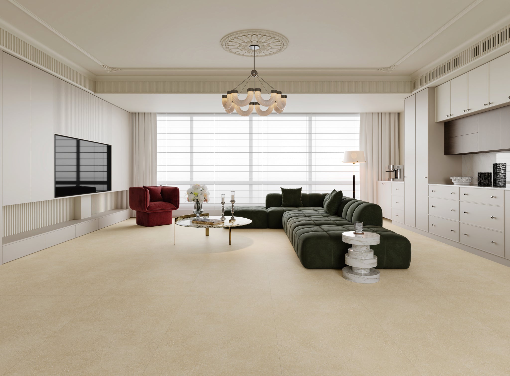 Tile French Limestone - Wax Yellow 750x1500x10mm